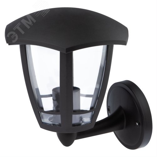 Светильник светодиодный ДБУ 8Вт 3000K IP44 07-8-005 Дели 1 черный 6 гранный - фото 1