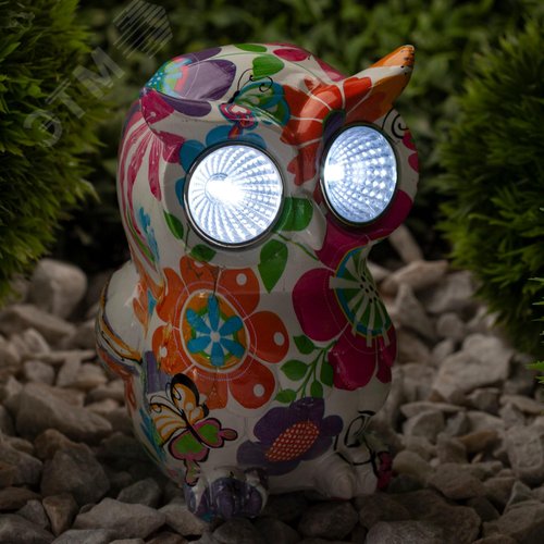 Светильник садовый Птица на солнечной батарее, полистоун, 15 см ERAFYS01-04 - фото 5