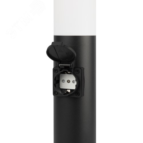 Светильник уличный напольный 230В Е27 IP54 черный с розеткой «Беллона» GBF-103-1-BL-0650 - фото 7