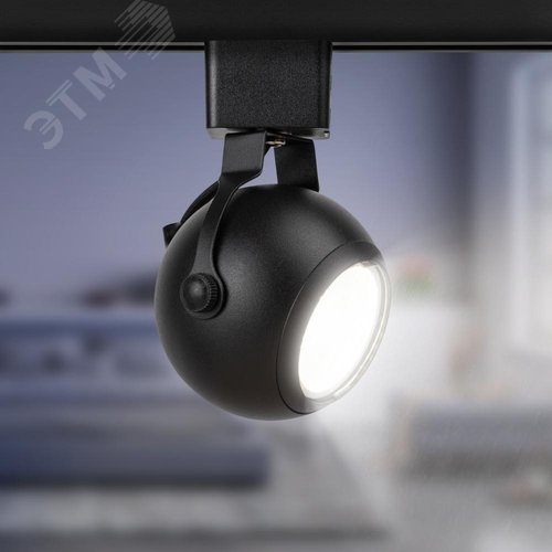 Светильник трековый однофазный TR35-GU10 BK MR16 черный под лампу - фото 2