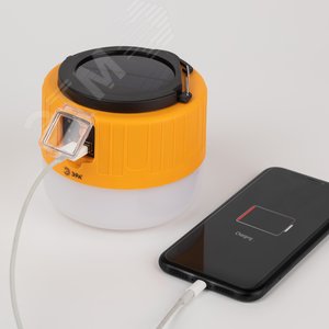 Фонарь кемпинговый светодиодный KA-601 Пегас аккумуляторный, на солнечной батарее + дистанционный пульт - фото 8