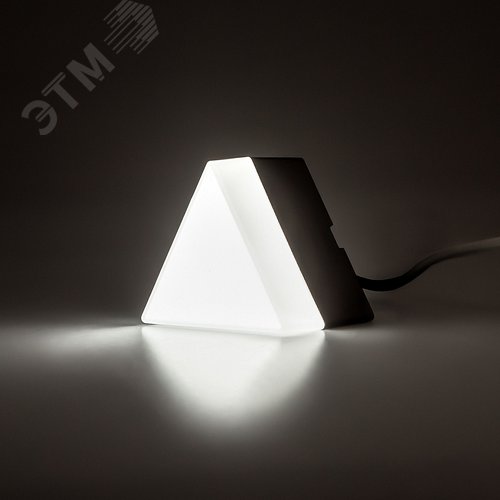 Модуль светящийся соединительный SML-AC-B-6K-03 для светильников SML 3 Вт 6500K 270 Лм треугольник черный - фото 6