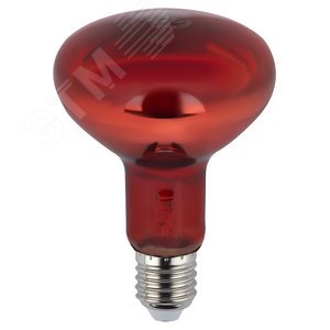 Инфракрасная лампа E27 для обогрева животных и освещения 100 Вт ИКЗК 230-100 R95 E27 Б0062000 ЭРА - 5