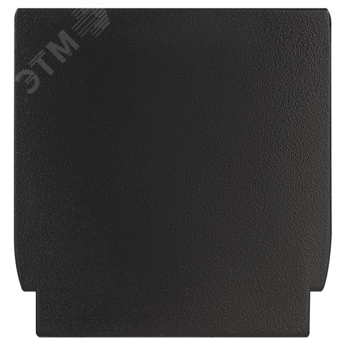 Коннектор для трехфазного шинопровода STR-30-B-CN-C типа C заглушка черный - фото 3