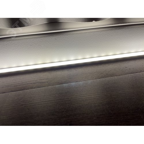 Комплект с накладным анодированным профилем CAB26116х12мм, 2 м - фото 2