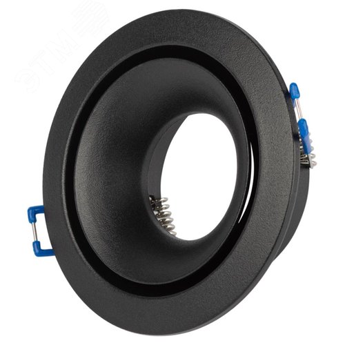 Светильник встраиваемый алюминиевый KL100 BK MR16 GU5.3 черный - фото 4