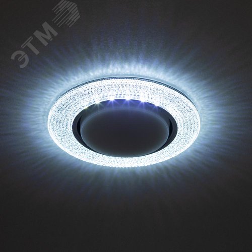 Светильник встраиваемый со светодиодной подсветкой DK LD53 WH GX53 белый - фото 9