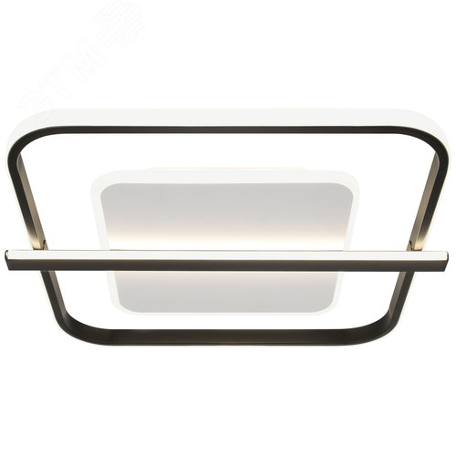 Светильник светодиодный потолочный ДПБ-107Вт 3000К/6000К Модерн Franco CLL-1 107W RC BK с ДУ - фото 1