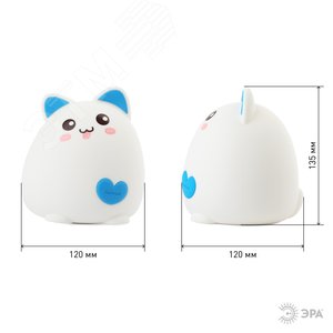 Светильник настольный NLED-414-2W-BU белый с синим - фото 8