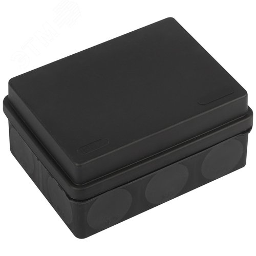 Изображение товара Распределительная коробка KOR-150-110-70-11g-2MP-B двухкомпонентная HF стойкая к УФ 150х110х70мм черная прямой монтаж IP67 (шт)