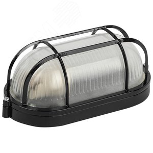 Светильник НБП 04-60-002 Акватермо алюминий/стекло решетка IP54 E27 max 60Вт 212х105 черный - фото 2