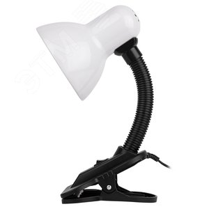 Светильник настольный на прищепке белый N-102-E27-40W-W - фото 5