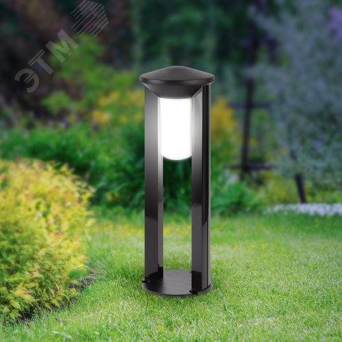 Светильник садово-парковый ФТУ 01-20-003 Арка напольный черный IP54 Е27 max20Вт h600мм - фото 6