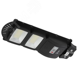 Изображение товара Светильник консольный на солнечных батареях, SMD, 40W, с датчиком движения, ПДУ, 700Лм, 5000К, IP65 (шт)