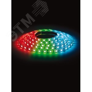 Лента светодиодная 7,2Вт/м 12В RGB IP20 60LED/м LS5050-7,2-30-12-RGB-IP20-1 - фото 3
