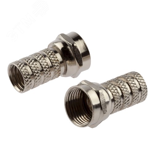 Разъем Simple RS-F-6-2 для кабеля RG-6 2 шт - фото 1