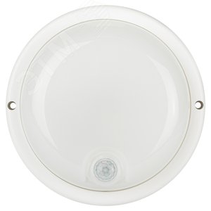 Светильник ЖКХ LED SPB-201-3-40K-012 12Вт 4000K 1140Лм IP65 с ИК датчиком движения - фото 1