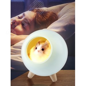 Ночник детский - светильник светодиодный NLED-468-1W-GR хомяк зеленый - фото 2