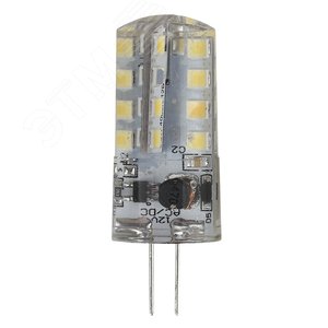 Лампа светодиодная LED 3Вт JC 2700К G4 теплый капсула 12V Б0033193 ЭРА - 3