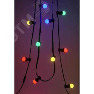 Лампа светодиодная декоративная LED 1 Вт 10Лм 3000К шар зеленый, белт-лайт E27 220-240В ERAGL45-E27 - фото 7