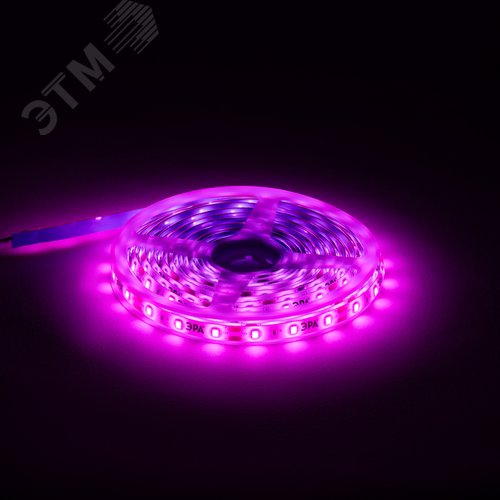 Лента светодиодная для растений с адаптером 12V FITO-Strip Light-RB-45W-5m-12V-IP65 красно-синего спектра 5м IP65 GREEN LINE - фото 10