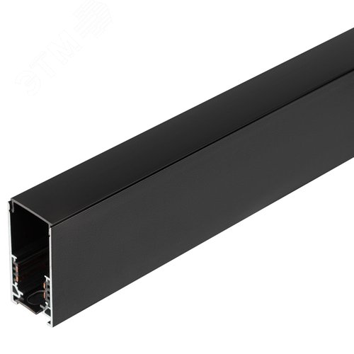 Шинопровод магнитный трековый TRM-S20-100-B накладной 1м 48V черный - фото 3