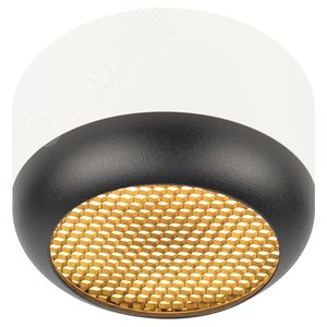 Светильник настенно-потолочный спот OL56 WH/BK под лампу GX53 белый/черный IP20 - фото 3