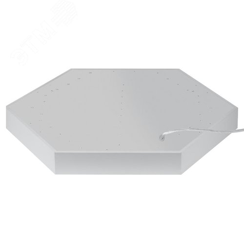 Светильник подвесной светодиодный 38 Вт 4000 Лм 4000K IP40 600х80 белый Geometria Hexagon SPO-121-W-40K-038 драйвер внутри - фото 4