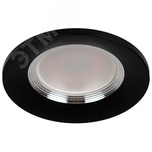 Светильник встраиваемый алюминиевый KL107 BK/SL MR16 GU5.3 черный серебро - фото 3