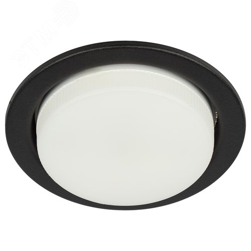 Светильник встраиваемый под лампу GX53 KL70 SBK черный матовый - фото 2