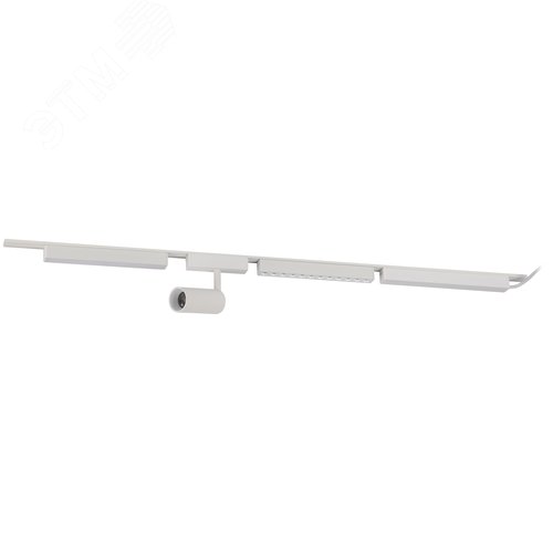 Шинопровод магнитный трековый тонкий накладной 1м белый TRM-S5-100WH - фото 7