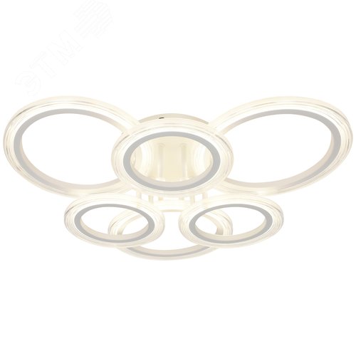 Светильник светодиодный потолочный ДПБ-90Вт 4 651Лм Модерн Ring CLL-1-90-RC WH - фото 2