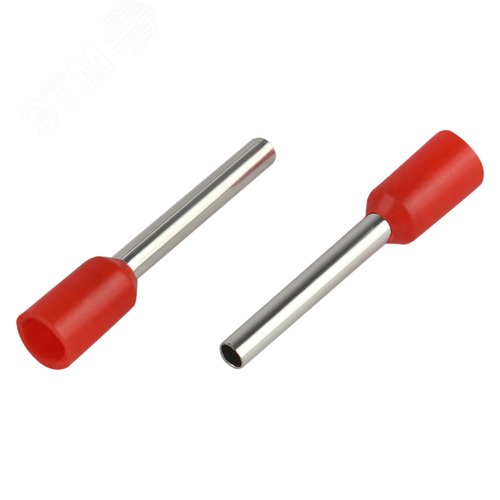 Изображение товара Наконечник-гильза с изолированным фланцем (упаковка 500 шт.) NO-225-63 НШвИ 1,0-12 (уп)