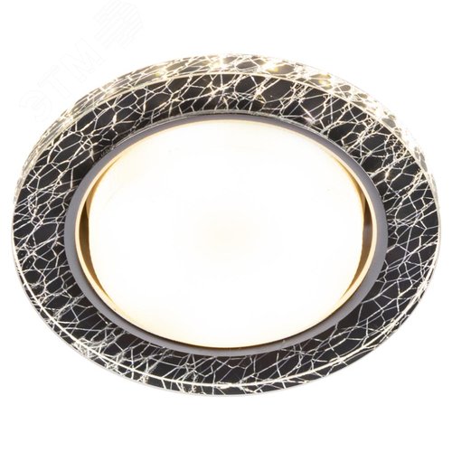 Светильник встраиваемый со светодиодной подсветкой DK LD51 WH/BK GX53 белый черный - фото 8