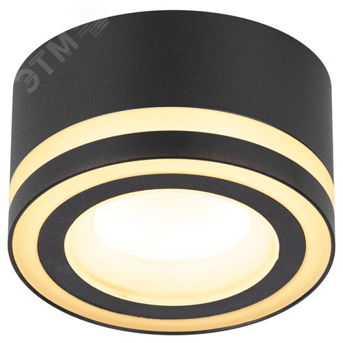 Светильник встраиваемый под лампу GX53 DK113 BK черный - фото 2