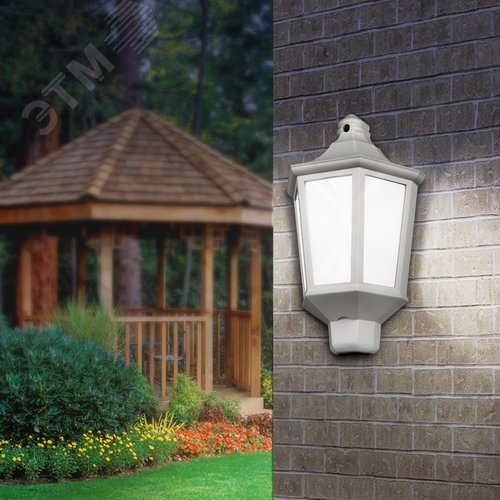 Светильник садово-парковый НБУ 60Вт 06-60-003 Ника белый матовый - фото 12