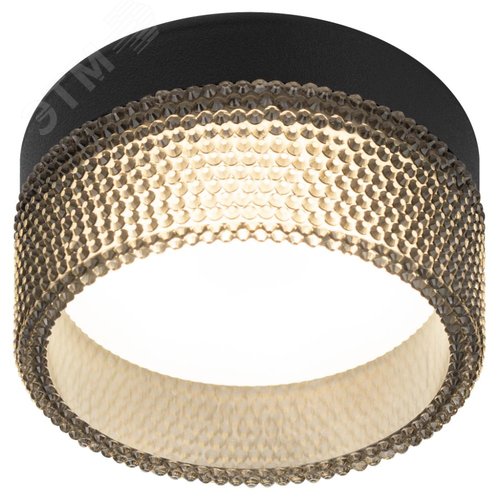 Светильник встраиваемый под лампу GX53 DK97 BK/BK черный - фото 2