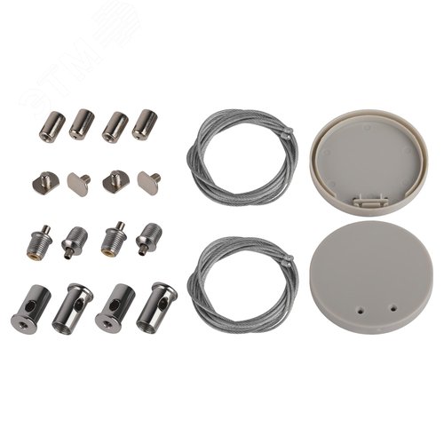 Комплект с подвесным анодированным профилем 6060 60мм 2м - фото 7