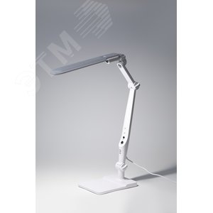 Светильник настольный светодиодный NLED-497-12W-W на струбцине и с основанием белый - фото 4