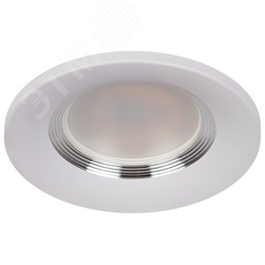 Светильник встраиваемый алюминиевый KL107 WH/SL MR16 GU5.3 белый серебро - фото 3