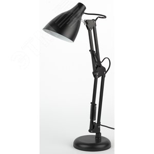 Светильник настольный N-123-Е27-40W-BK черный - фото 9