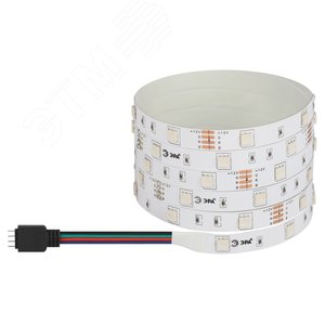 Лента светодиодная 7,2Вт/м 12В RGB IP20 60LED/м LS5050-7,2-30-12-RGB-IP20-1 - фото 1
