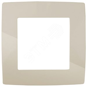 Изображение товара Рамка для розеток и выключателей 1 пост слоновая кость пластик ЭРА 12 12-5001-02 (шт)