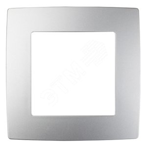 Изображение товара Рамка для розеток и выключателей 1 пост алюминий пластик ЭРА 12 12-5001-03 (шт)