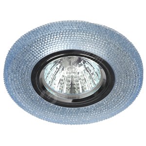 Светильник точечный декоративный cо светодиодной подсветкой, голубой DK LD1 BL
