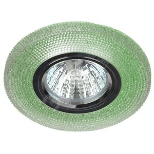 Точечный светильник декор cо светодиодной подсветкой, DK LD1 GR зеленый