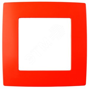 Рамка на 1 пост, Эра12, красный, 12-5001-23