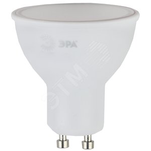 Лампа светодиодная LED 6 Вт 480Лм 2700К софит теплый GU10 170-265В LED MR16-6W-827-GU10 Standart - фото 1