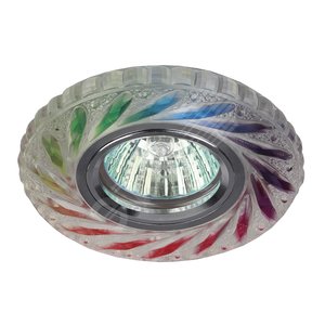 Светильник точечный декоративный cо светодиодной подсветкой MR16, мультиколор DK LD13 SL RGB/WH