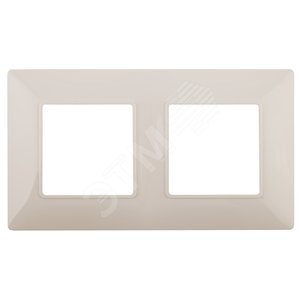 Изображение товара Рамка для розеток и выключателей слоновая кость пластик ЭРА Elegance 14-5002-02 (шт)